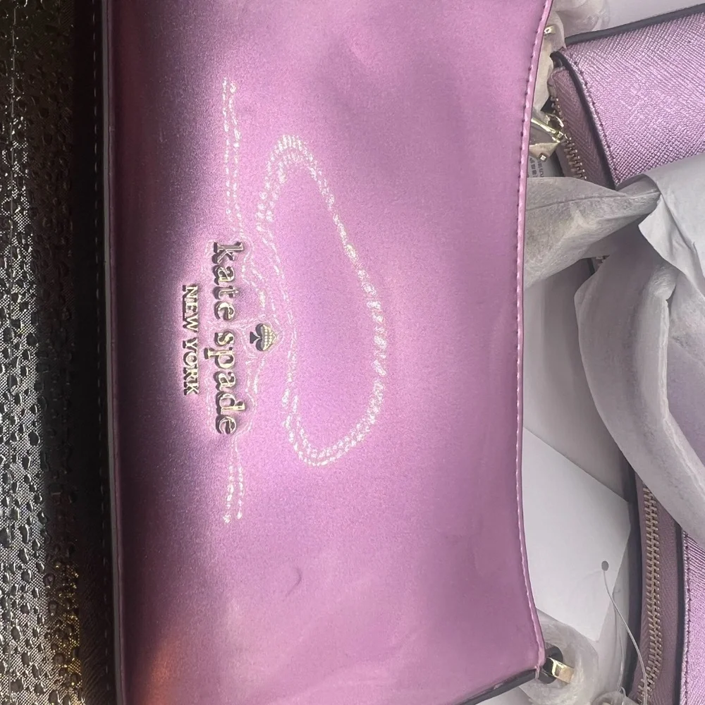 NWT Kate Spade Quartz Pink Duet Patent Crossbody Duo